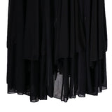 Maxbell new square ballroom dance dress big swing skirt dance dress Black