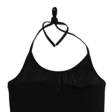 Maxbell Belly dance Halter vest shirt dance clothes Latin dance basic tops L Black