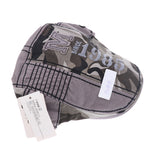 Maxbell Men Women Peak Cap Outdoor Embroidered Peaked Sun Hats Gray