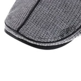 Maxbell Mens Knit Cabbie Hat Winter Warm Buckle Golf IVY Newsboy Driving Cap Style 2-Gray