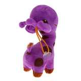 Maxbell Toddler Girls Boys Stuffed Animal Toys Soft Giraffe Baby Plush Toy Purple