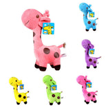 Maxbell Toddler Girls Boys Stuffed Animal Toys Soft Giraffe Baby Plush Toy Blue