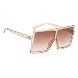 Maxbell Women Vintage Rectangle Sunglasses Champagne