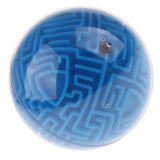 Maxbell 3D Maze Ball Magic Ball Puzzle Brain Maze Game Kids Educational Toy Blue (Hard Difficulty)