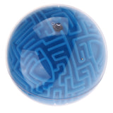 Maxbell 3D Maze Ball Magic Ball Puzzle Brain Maze Game Kids Educational Toy Blue (Hard Difficulty)