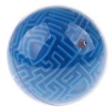 Maxbell 3D Maze Ball Magic Ball Puzzle Brain Maze Game Kids Educational Toy Blue (Hard Difficulty)