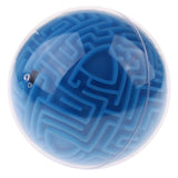 Maxbell 3D Maze Ball Magic Ball Puzzle Brain Maze Game Kids Educational Toy Blue (Hard Difficulty)