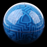 Maxbell 3D Maze Ball Magic Ball Puzzle Brain Maze Game Kids Educational Toy Blue (Hard Difficulty)