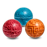 Maxbell 3D Maze Ball Magic Ball Puzzle Brain Maze Game Kids Educational Toy Orange (Media Difficulty)