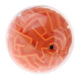 Maxbell 3D Maze Ball Magic Ball Puzzle Brain Maze Game Kids Educational Toy Orange (Media Difficulty)