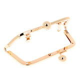 Maxbell Metal DIY Purse Handbags Handle Coins Bags Metal Kiss Clasp Alloy Lock Frame Gold