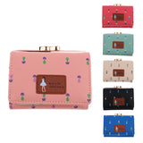 Maxbell Womens Bifold Wallet Clutch Card Holders Purse Short Handbag Pink