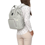 Maxbell Baby Bag Multifunction Mummy Mother Diaper Nappy Backpack Gray