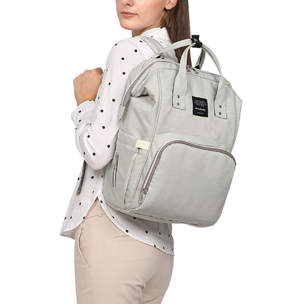 Maxbell Baby Bag Multifunction Mummy Mother Diaper Nappy Backpack Gray