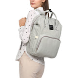 Maxbell Baby Bag Multifunction Mummy Mother Diaper Nappy Backpack Gray