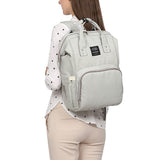 Maxbell Baby Bag Multifunction Mummy Mother Diaper Nappy Backpack Gray