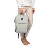 Maxbell Baby Bag Multifunction Mummy Mother Diaper Nappy Backpack Gray