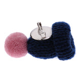 Maxbell Female Girls Kawaii Hat Sweater Brooches Korean Mini Cute Ball Pin Navy