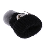 Maxbell Female Girls Kawaii Hat Sweater Brooches Korean Mini Cute Ball Pin Black