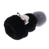 Maxbell Female Girls Kawaii Hat Sweater Brooches Korean Mini Cute Ball Pin Black