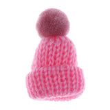 Maxbell Female Girls Kawaii Hat Sweater Brooches Korean Mini Cute Ball Pin Pink