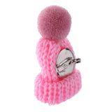 Maxbell Female Girls Kawaii Hat Sweater Brooches Korean Mini Cute Ball Pin Pink