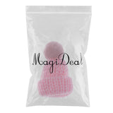 Maxbell Female Girls Kawaii Hat Sweater Brooches Korean Mini Cute Ball Pin Pink