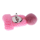 Maxbell Female Girls Kawaii Hat Sweater Brooches Korean Mini Cute Ball Pin Pink