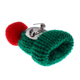 Maxbell Female Girls Kawaii Hat Sweater Brooches Korean Mini Cute Ball Pin Green