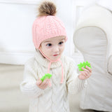 Maxbell Newborn Winter Baby Girls Hat Cap Beanie, Kids Children Winter Hats Pink