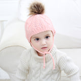 Maxbell Newborn Winter Baby Girls Hat Cap Beanie, Kids Children Winter Hats Pink