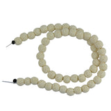 Maxbell 8mm Natural Volcanic Lava Stone Round Loose Beads Spacer Gemstone 15''