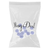 Maxbell Round Pearl Rhinestone Shank Button Sewing Craft Accessories Deep Blue