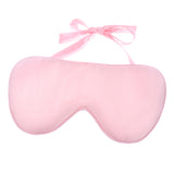 Maxbell Silk Strap Sleep Eye Mask Padded Shade Cover Travel Blindfold Light Pink