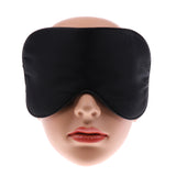 Maxbell Silk Strap Sleep Eye Mask Padded Shade Cover Travel Blindfold Light Pink