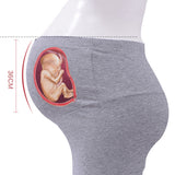 Maxbell Winter Cotton Maternity Pregnancy Leggings Full Ankle Length L Black