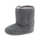Maxbell Baby Soft Sole Anti-Slip Mid Calf Winter Warm Infant Prewalker Snow Boots 12-18 Months Gray