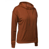 Maxbell Womens Hoodies Long Sleeve Jumper Casual Hooded Pullover Tops Sweatshirt 5XL Camel