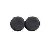 Maxbell Wood Wooden Women Mens Stud Earrings Ear Plugs Piercings Screw 10mm Black