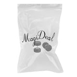 Maxbell Wood Wooden Women Mens Stud Earrings Ear Plugs Piercings Screw 10mm Black