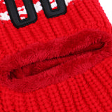 Maxbell Women Multipurpose Winter Knitted Protection Ear cap Rider Beanie Hat  Red