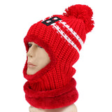 Maxbell Women Multipurpose Winter Knitted Protection Ear cap Rider Beanie Hat  Red