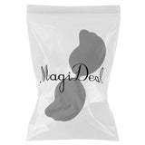 Maxbell Fashion Invisible Self-Adhesive Silicone Bra Front Closure Strapless Black B