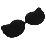 Maxbell Fashion Invisible Self-Adhesive Silicone Bra Front Closure Strapless Black B