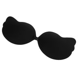 Maxbell Fashion Invisible Self-Adhesive Silicone Bra Front Closure Strapless Black B