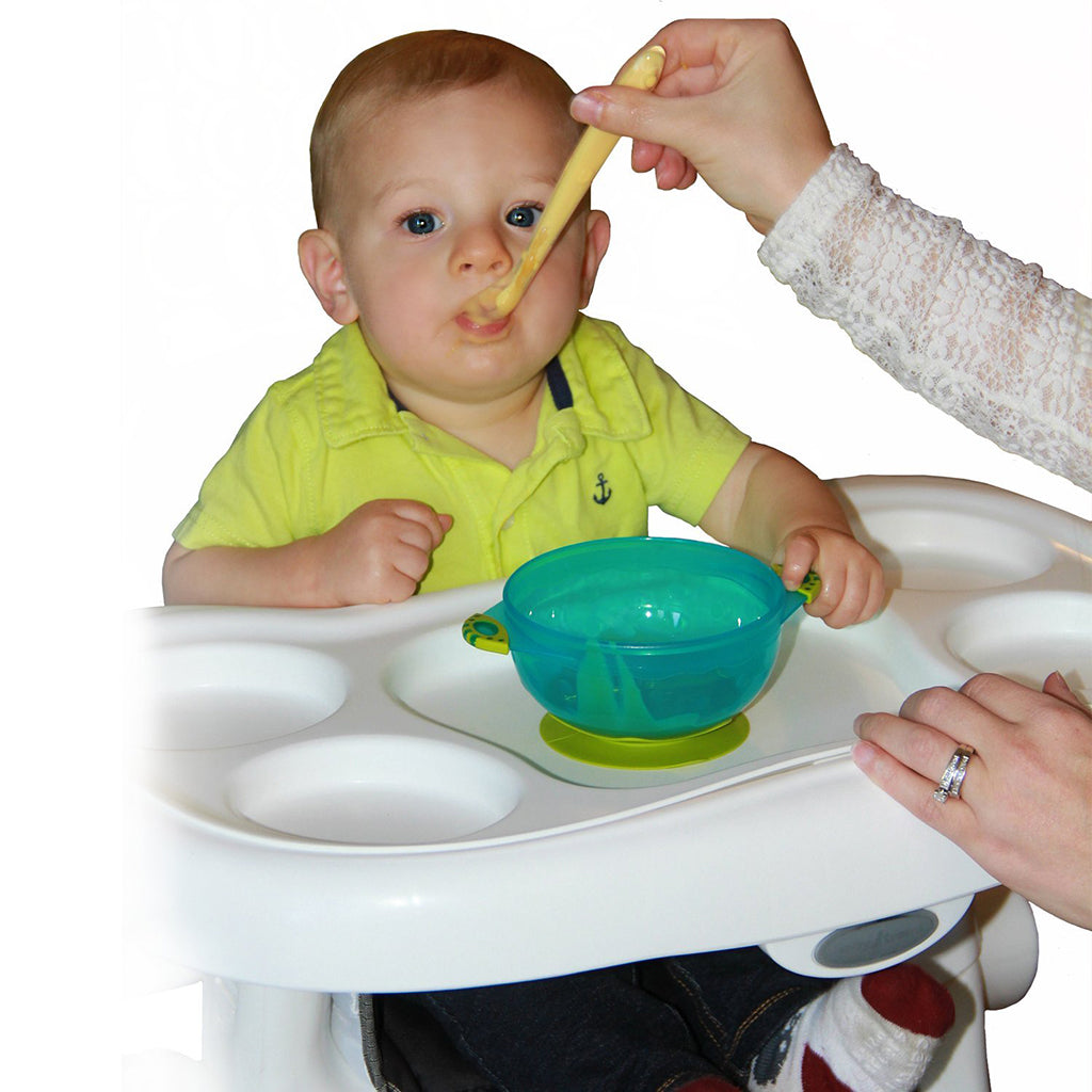Maxbell Baby Feeding Spoons BPA Free Soft Silicone First Stage Toddler Spoon Green