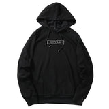 Maxbell Men's Hoodie Hooded Jacket Sweater Sweatshirt Jumper Tops Outwear L Black