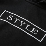 Maxbell Men's Hoodie Hooded Jacket Sweater Sweatshirt Jumper Tops Outwear L Black