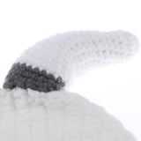 Maxbell Newborn Baby Bee Knit Crochet Beanie Hat Outfit Photo Props White Hat