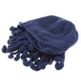 Maxbell Unisex Beard Hat Knit Beanie Cap Winter Warm Octopus Hat Windproof Funny Navy